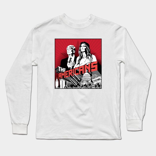 The Americans Long Sleeve T-Shirt by DubyaTee